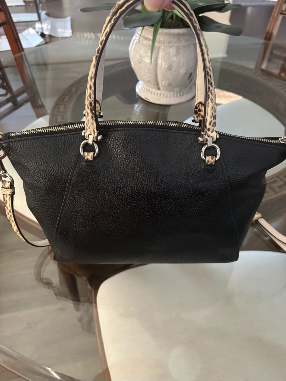 🖤🖤COACH PRARIE POLISHED PEBBLED LEATHER SATCHEL/CROSSBODY BAG!🖤🖤